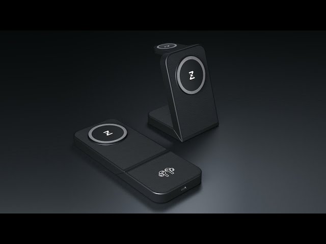 MagFree Transform 3 in 1 Fast Wireless Charger by INVZI