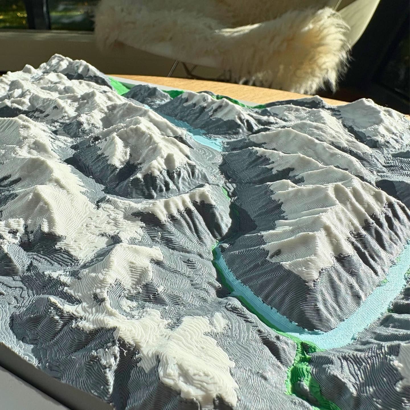 Stuttgart 3D Print Mountain: Breathtaking Bergreliefs – Handcrafted von der Lichtbild Manufaktur