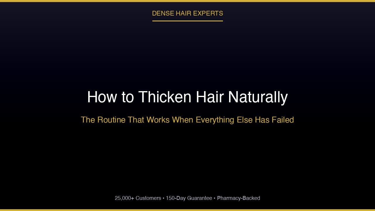 The Hair Thickening Routine That Works When Everything Else Has Failed