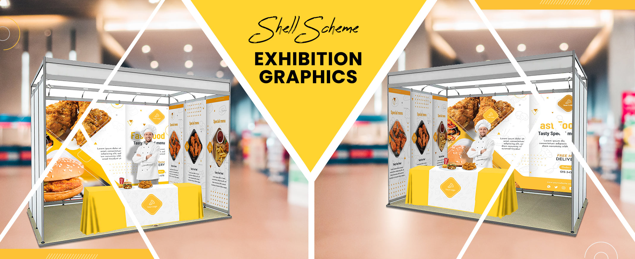 Shell Scheme Exhibition Graphics: Enhance You Both – Backdropsource