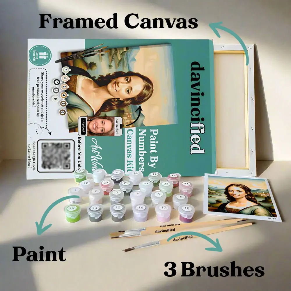 What’s Inside a Davincified Paint-by-Numbers Kit?